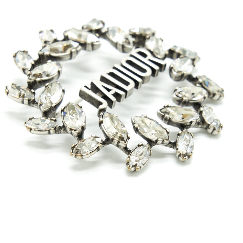 DIOR CRYSTAL ROUND J'ADIOR BROOCH