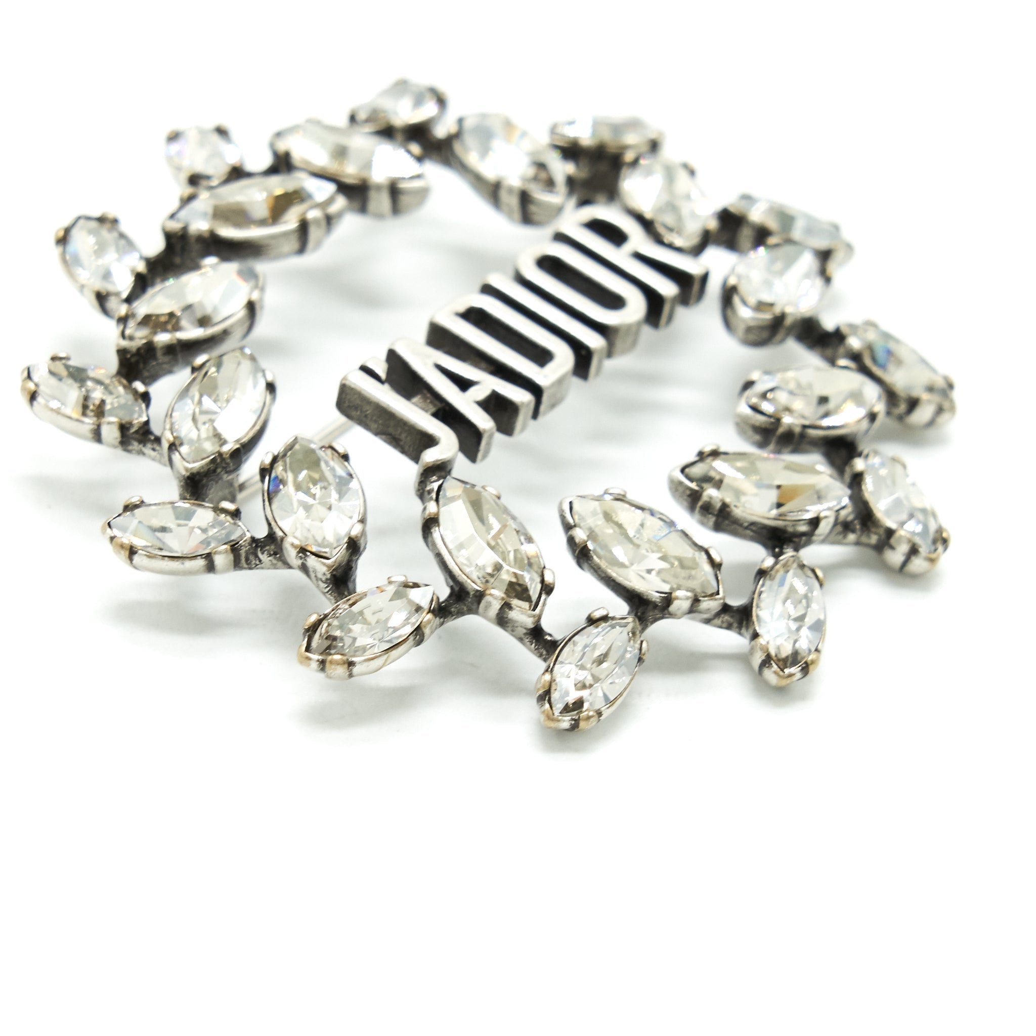 DIOR CRYSTAL ROUND J'ADIOR BROOCH