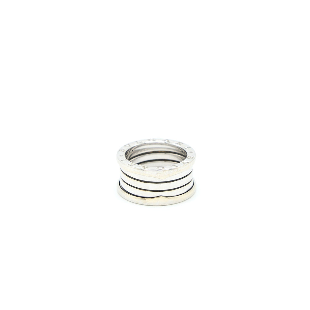 BVLGARI B.ZERO FOUR-BAND RING 18K WHITE GOLD