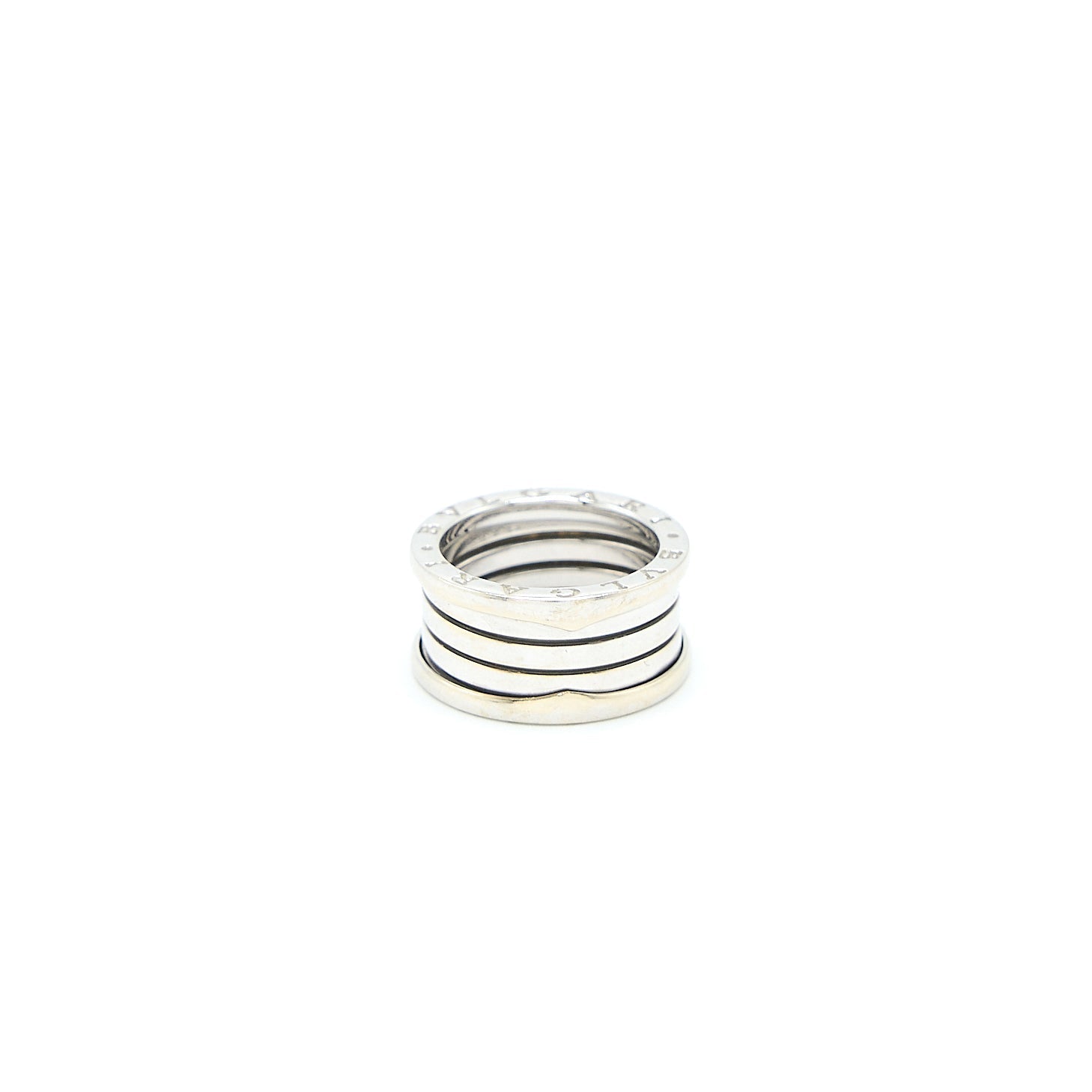 BVLGARI B.ZERO FOUR-BAND RING 18K WHITE GOLD