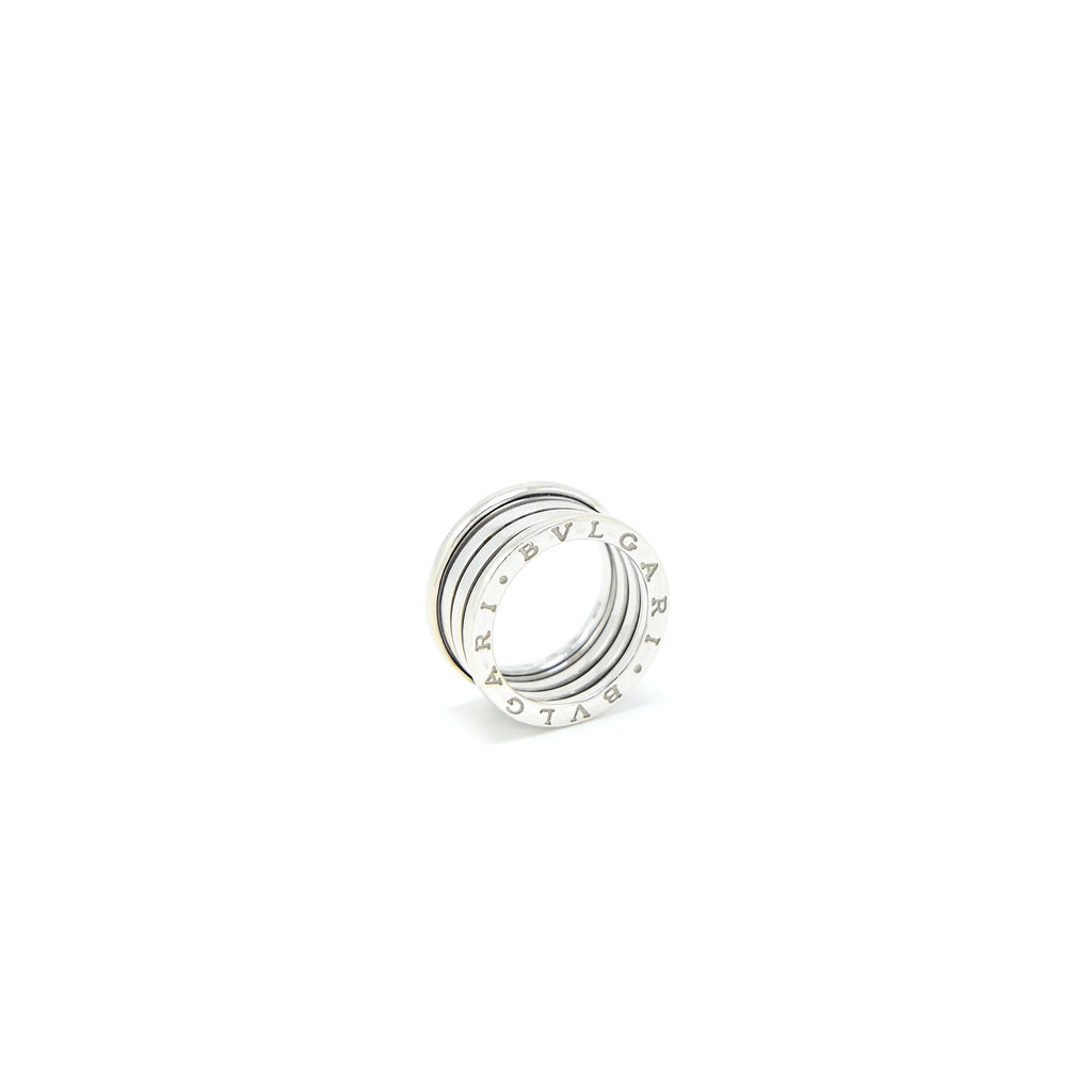 BVLGARI B.ZERO FOUR-BAND RING 18K WHITE GOLD