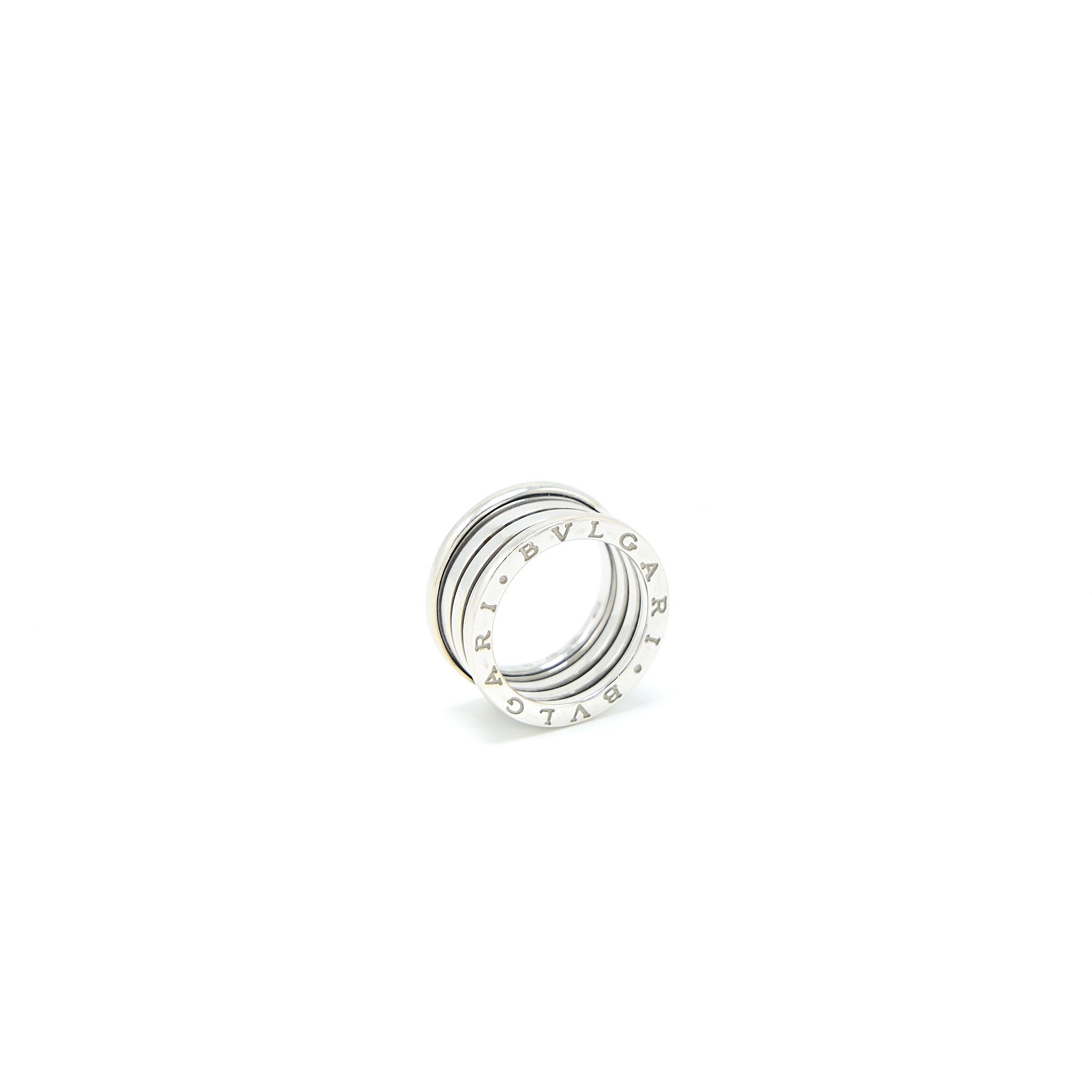 BVLGARI B.ZERO FOUR-BAND RING 18K WHITE GOLD
