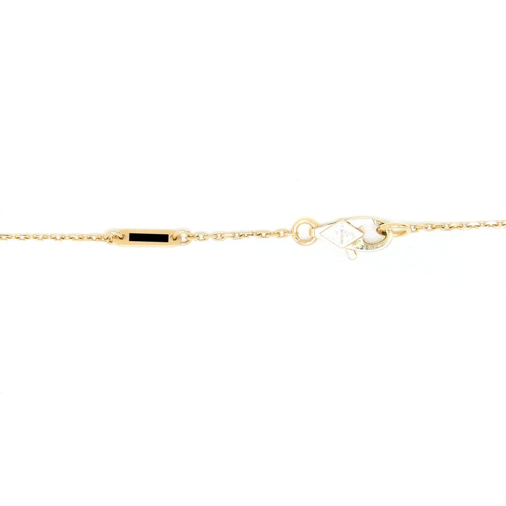 VAN CLEEF & ARPELS SWEET ALHAMBRA PENDANT MOTHER OF PEARL YELLOW GOLD