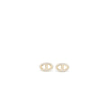 HERMES NEW FARANDOLE EARRINGS ROSE GOLD DIAMONDS