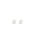 HERMES FINESE EARRINGS WHITE GOLD WITH DIAMONDS