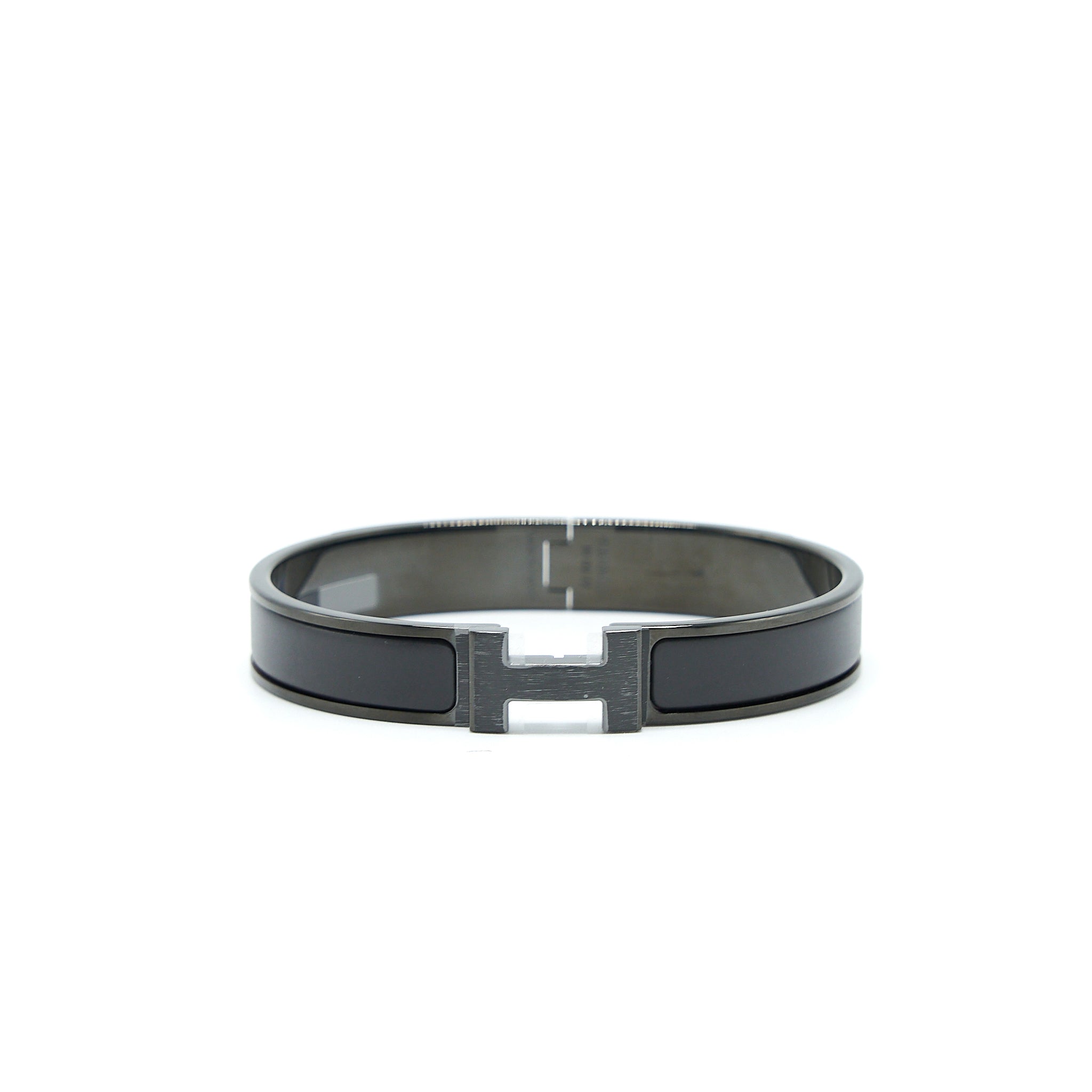 HERMES SIZE T6 CLIC HH BRACELET SO BLACK