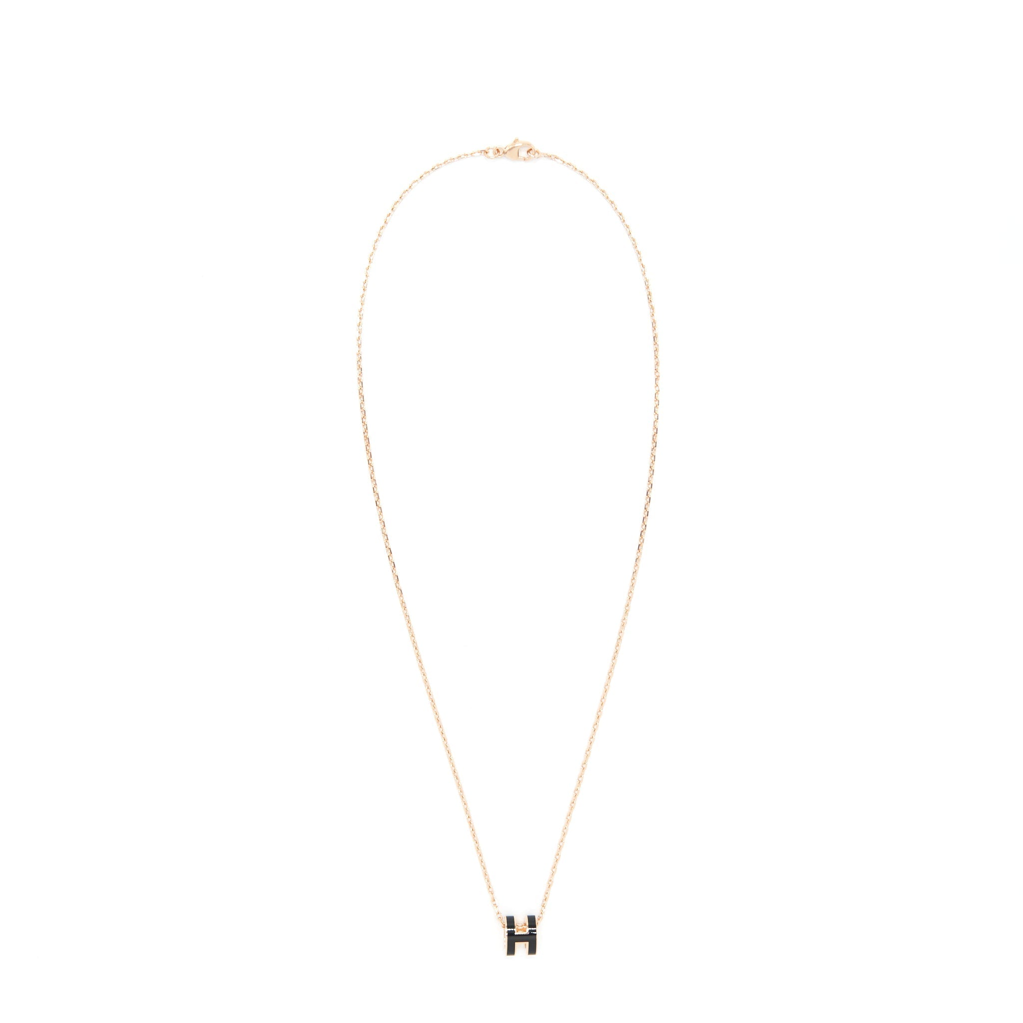 HERMES MINI POP H PENDENT BLACK RGHW