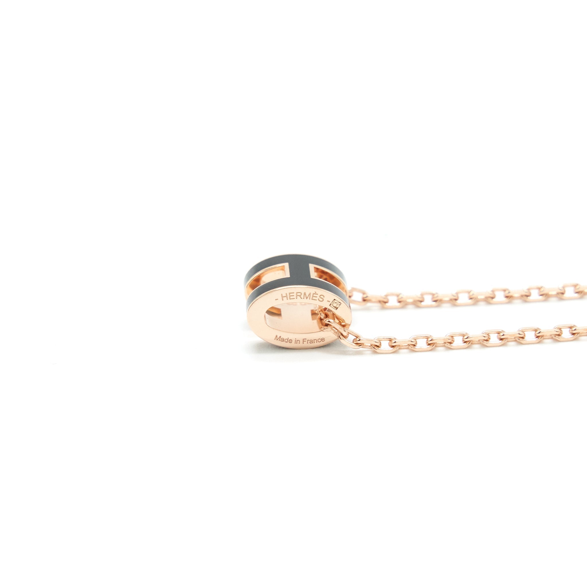 HERMES MINI POP H PENDENT BLACK RGHW