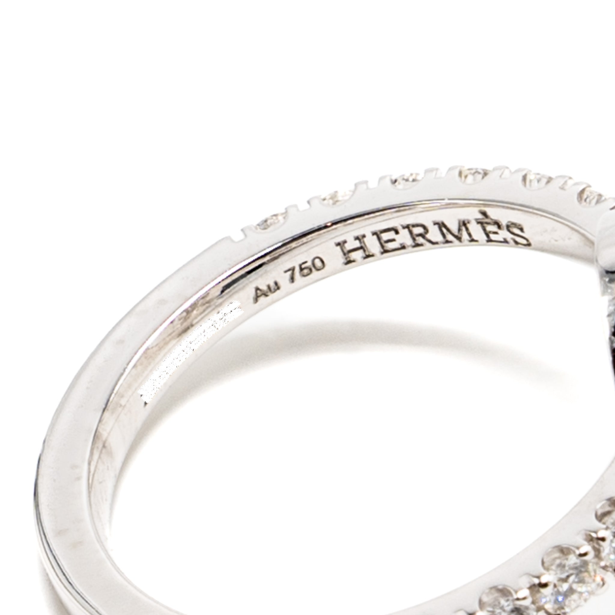HERMES FINESSE RING WHITE GOLD/DIAMONDS