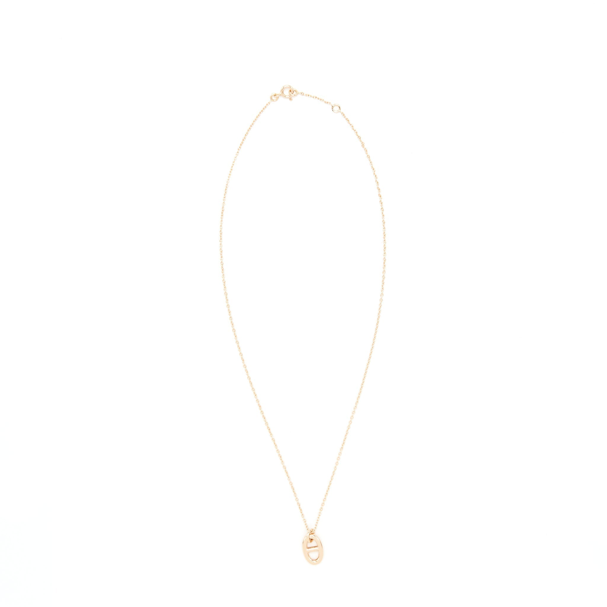 HERMES FARANDOLE PENDANT ROSE GOLD
