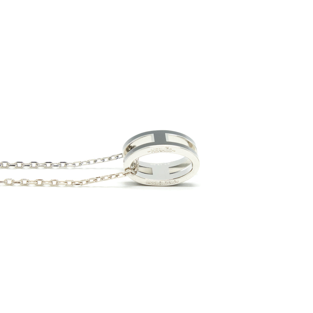 HERMES POP H PENDANT BLACK SHW