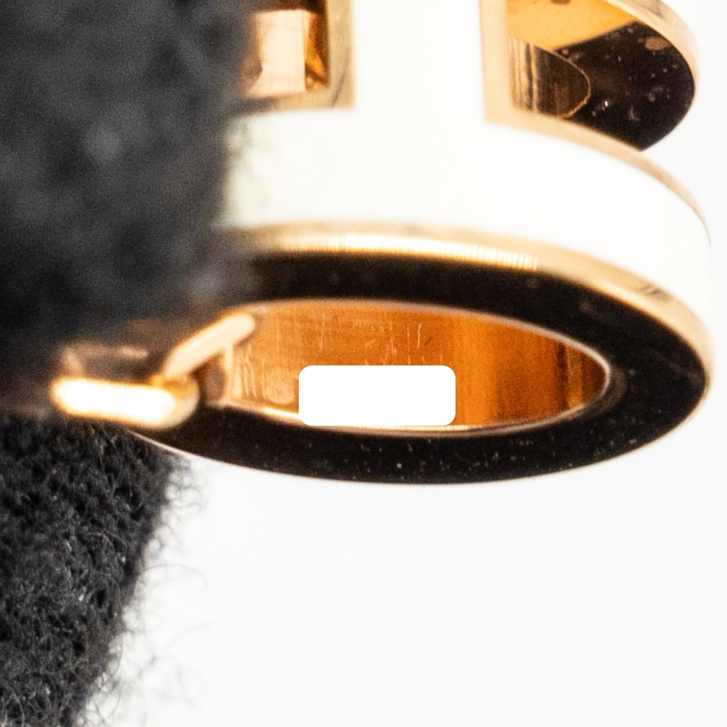 HERMES MINI POP H PENDANT BLANC RGHW