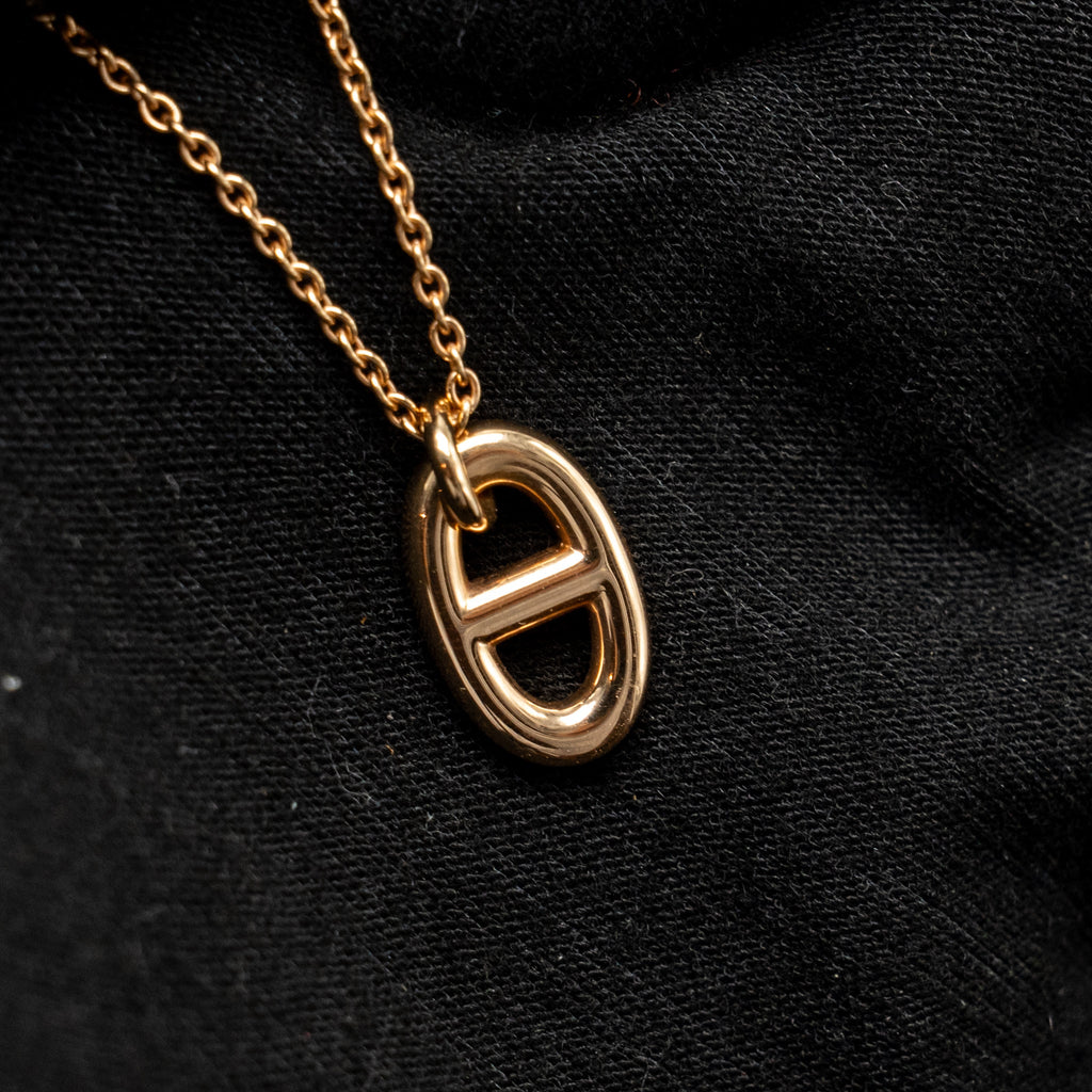 HERMES FARANDOLE PENDANT ROSE GOLD
