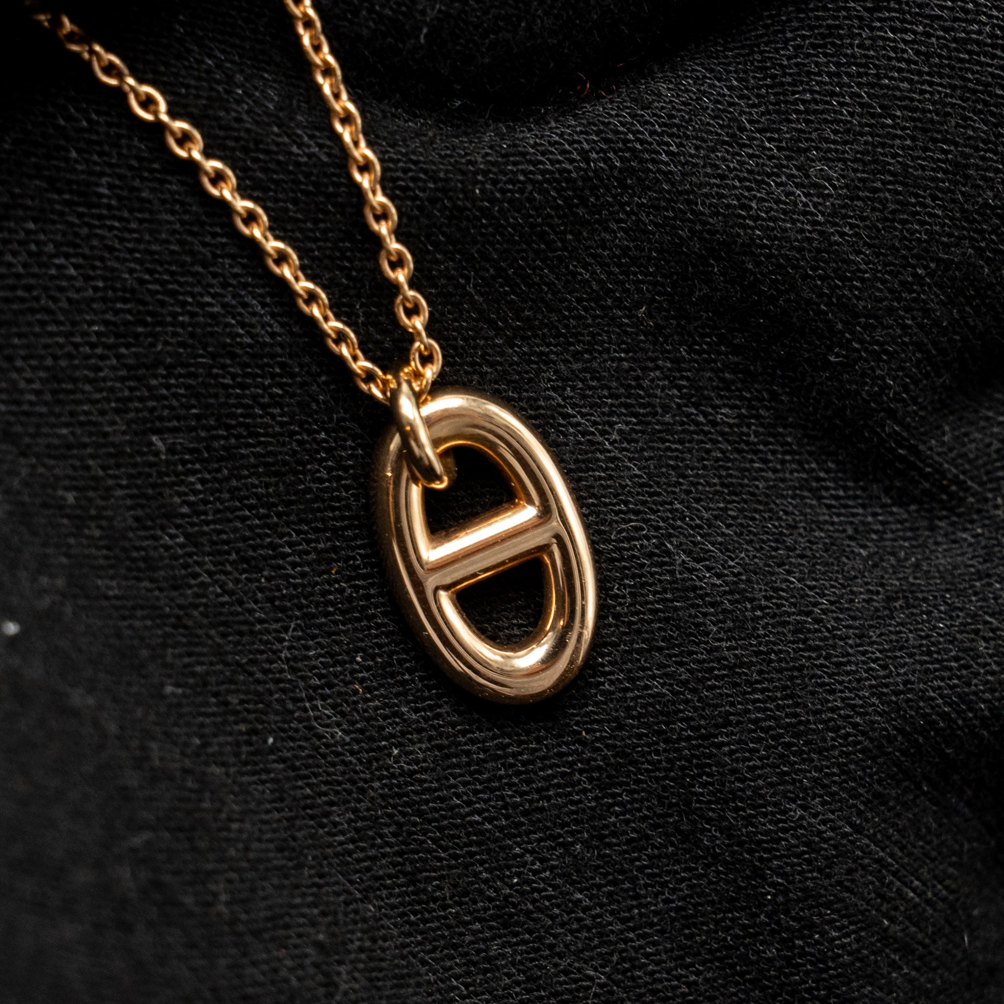 HERMES FARANDOLE PENDANT ROSE GOLD