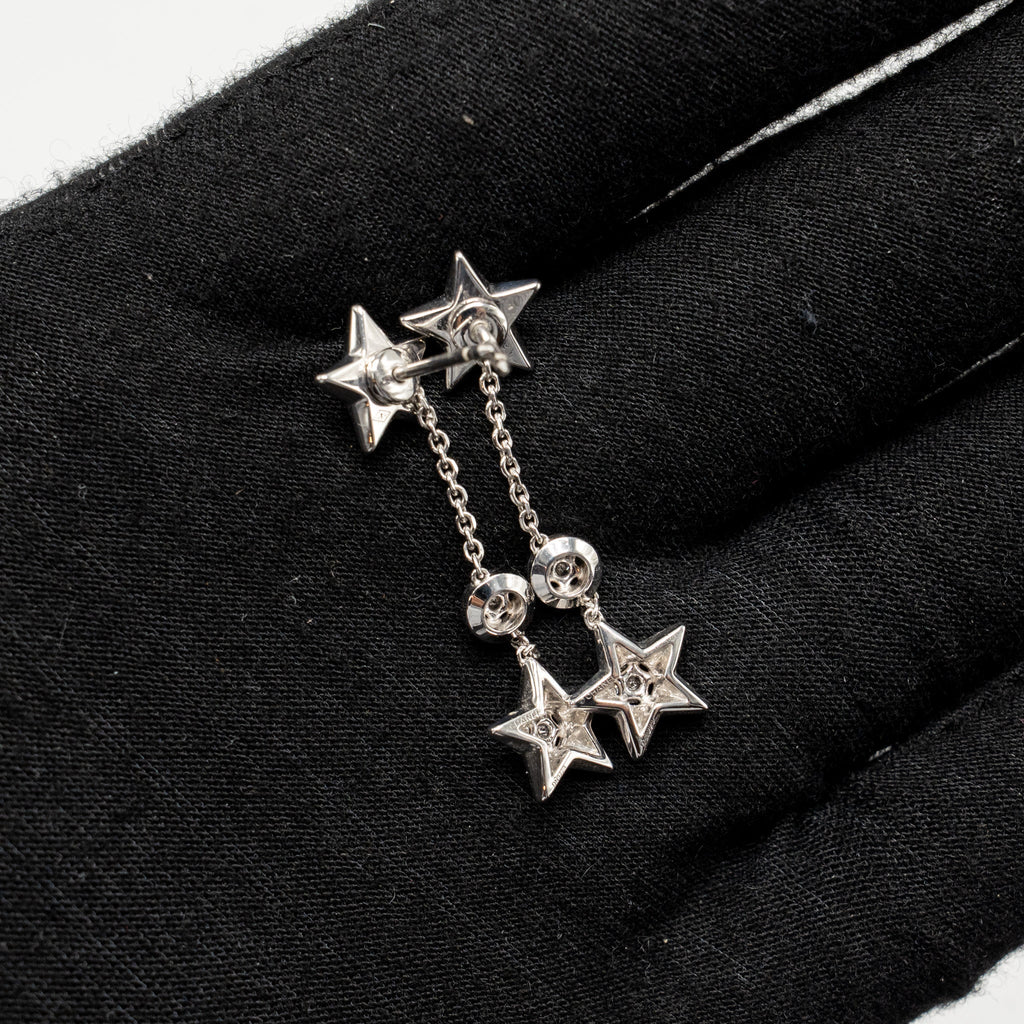 CHANEL COMETE 1932 TRANSFORMABLE EARRINGS, WHITE GOLD WITH DIAMONDS