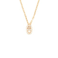 HERMES NEW FARANDOLE PM NECKLACE ROSE GOLD WITH DIAMONDS