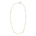 CHANEL LONG NECKLACE LIGHT GOLD TONE