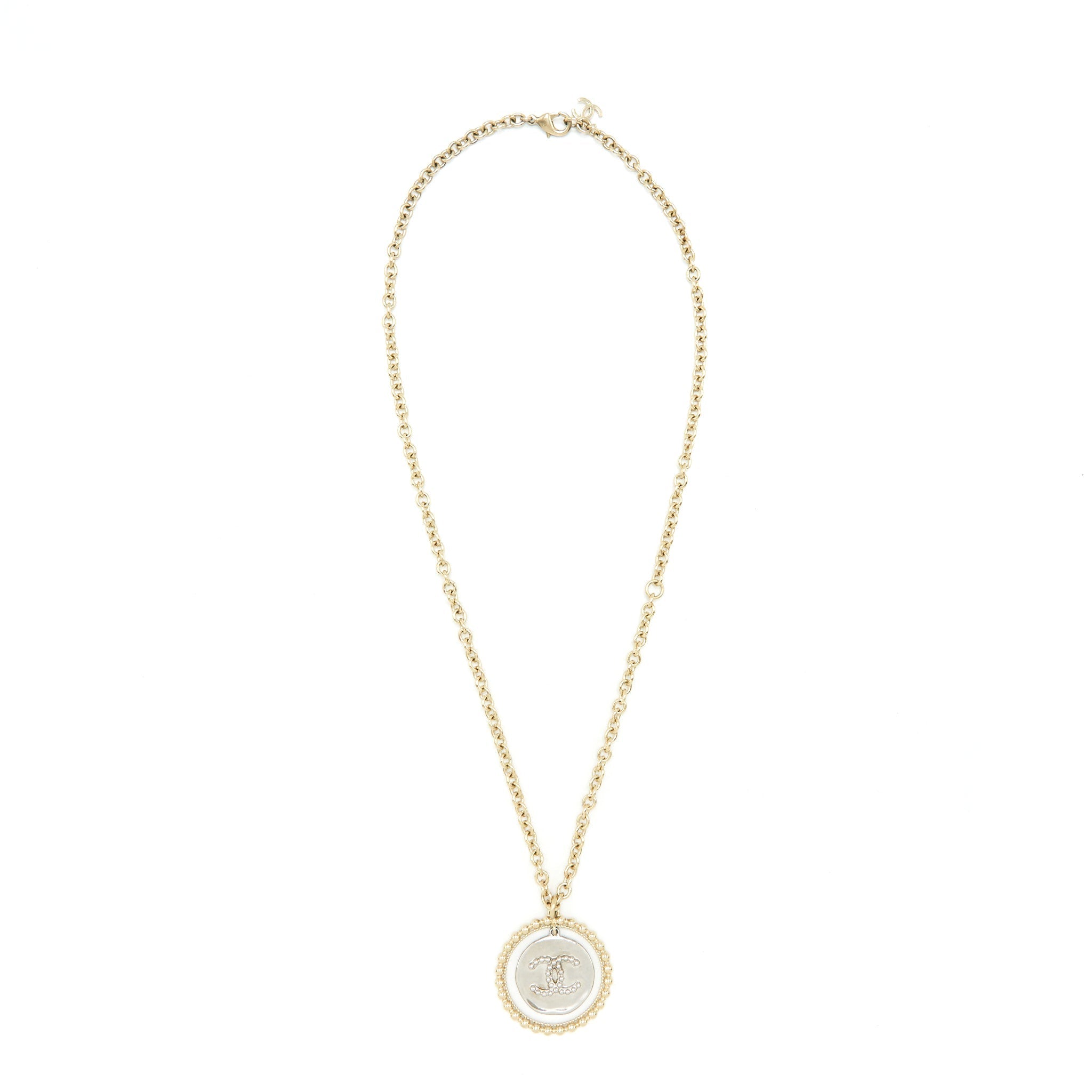 CHANEL GIANT ROUND CC NECKLACE