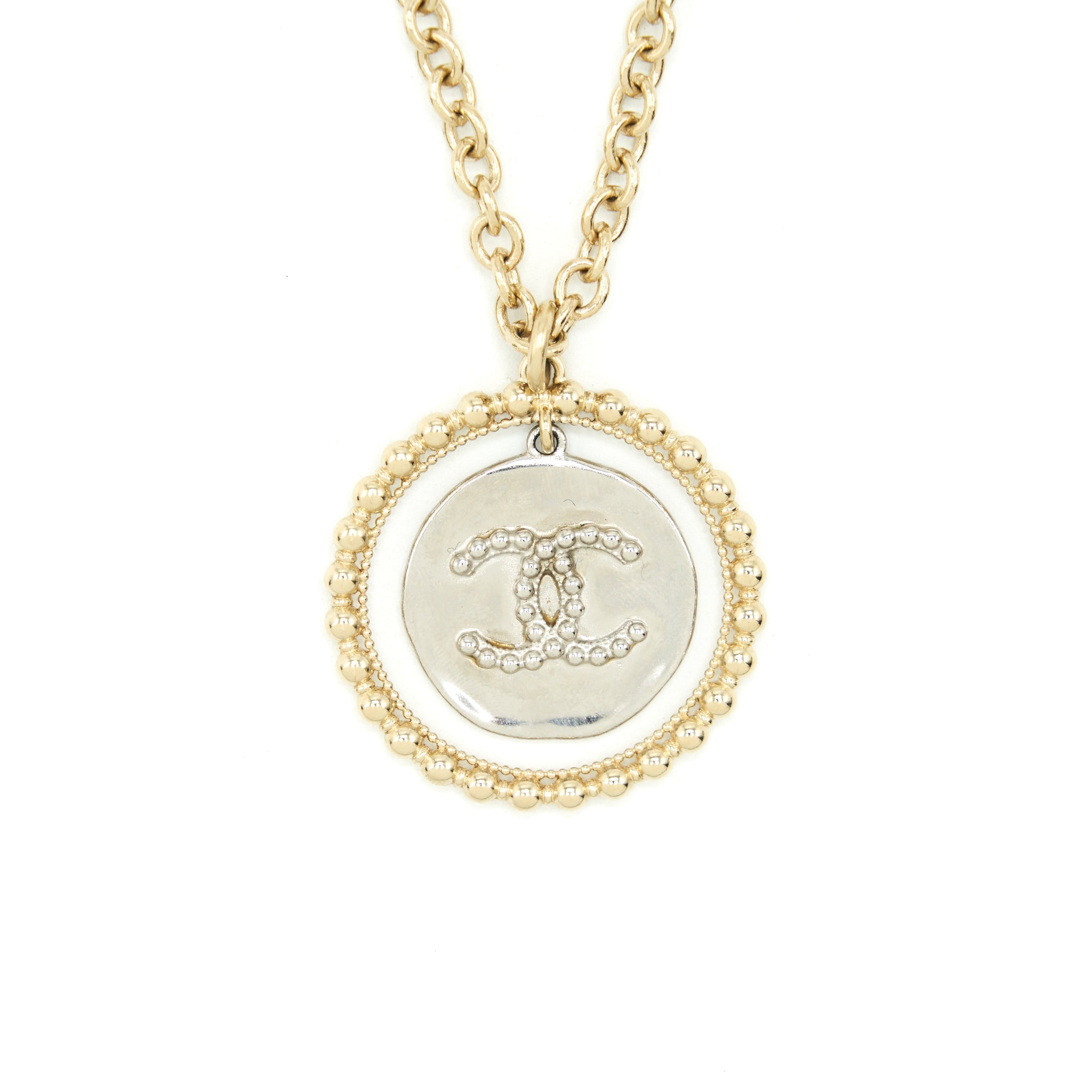 CHANEL GIANT ROUND CC NECKLACE