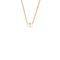 HERMES MINI POP H PENDANT VERT FIZZ ROSE GOLD TONE