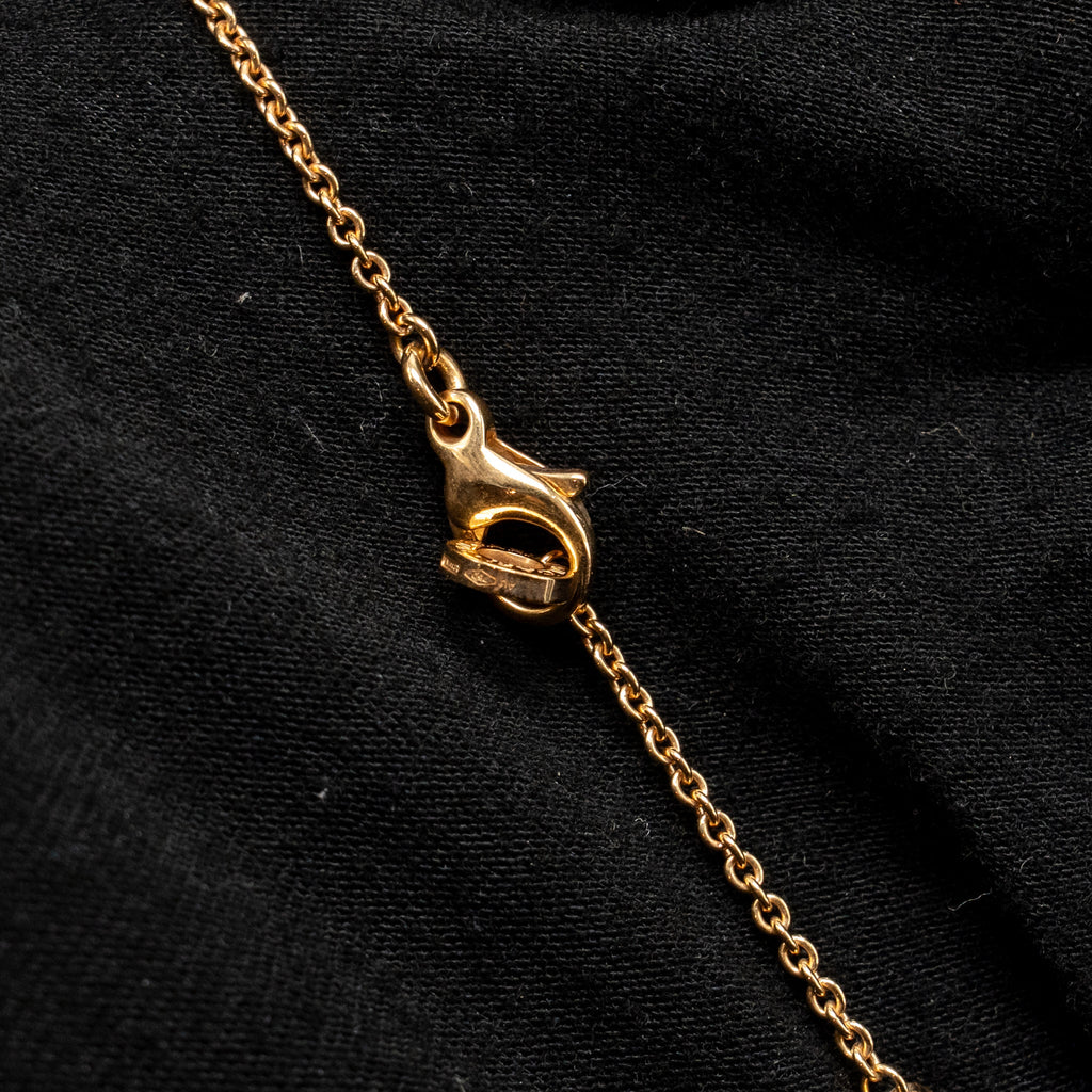 BVLGARI B.ZERO NECKLACE ROSE GOLD DIAMONDS