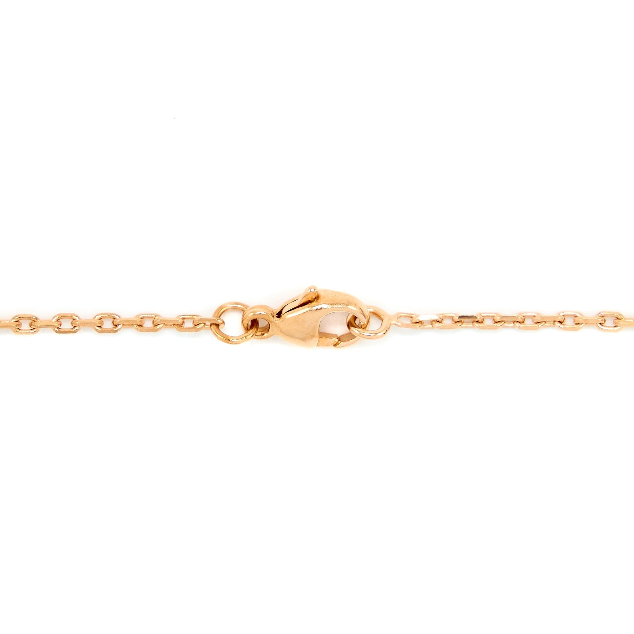 HERMES MINI POP H PENDANT VERT FIZZ ROSE GOLD TONE