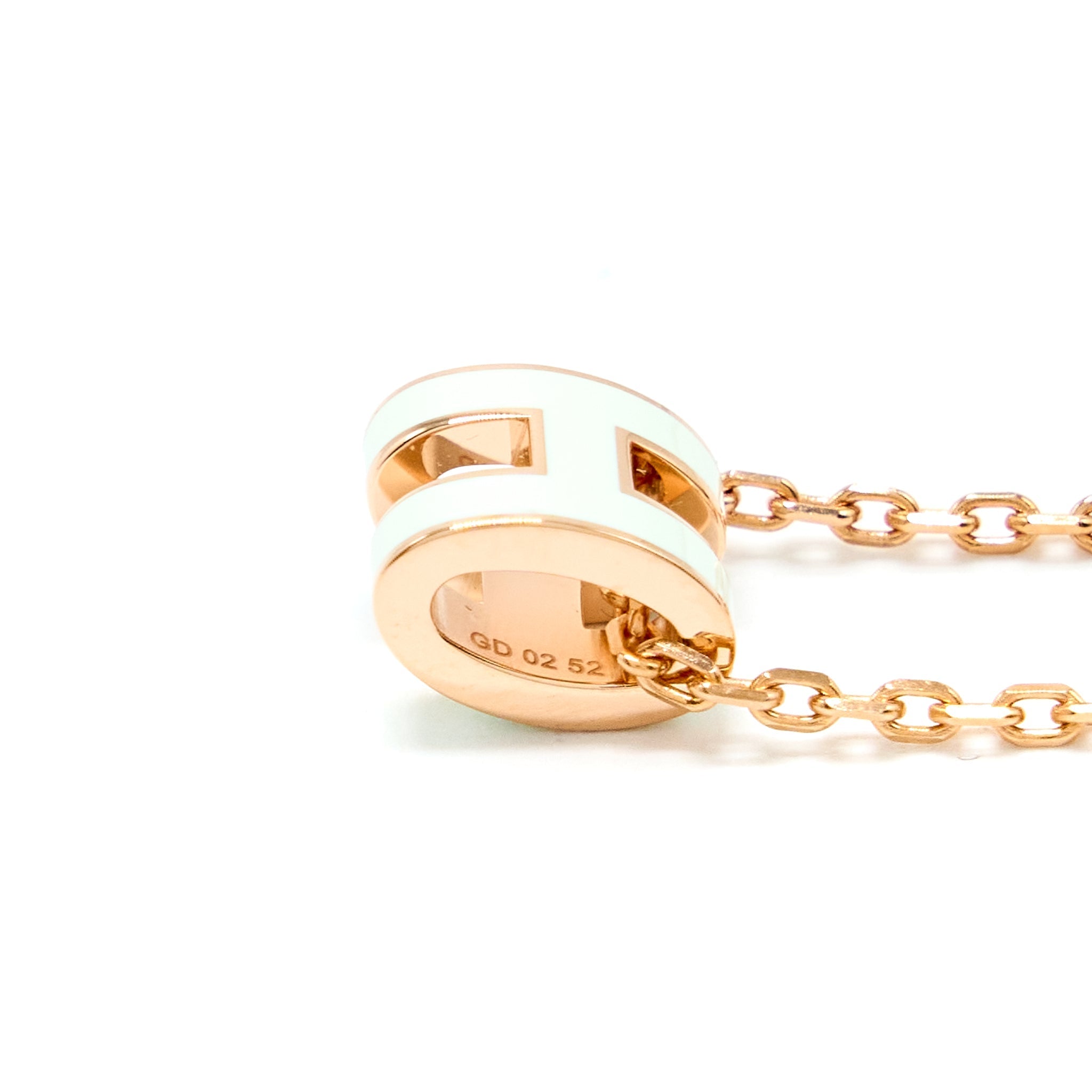 HERMES MINI POP H PENDANT VERT FIZZ RGHW