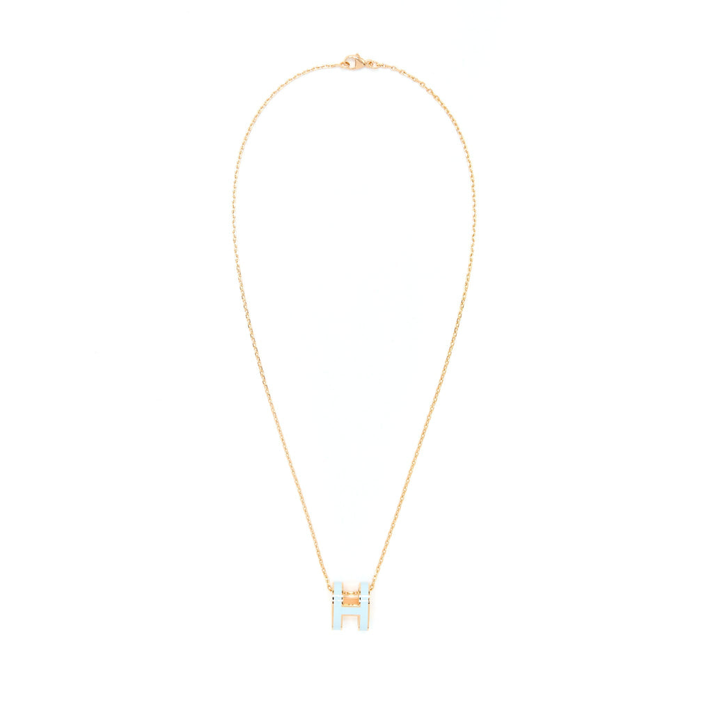 HERMES POP H PENDANT BLUE ZEPHYR RGHW