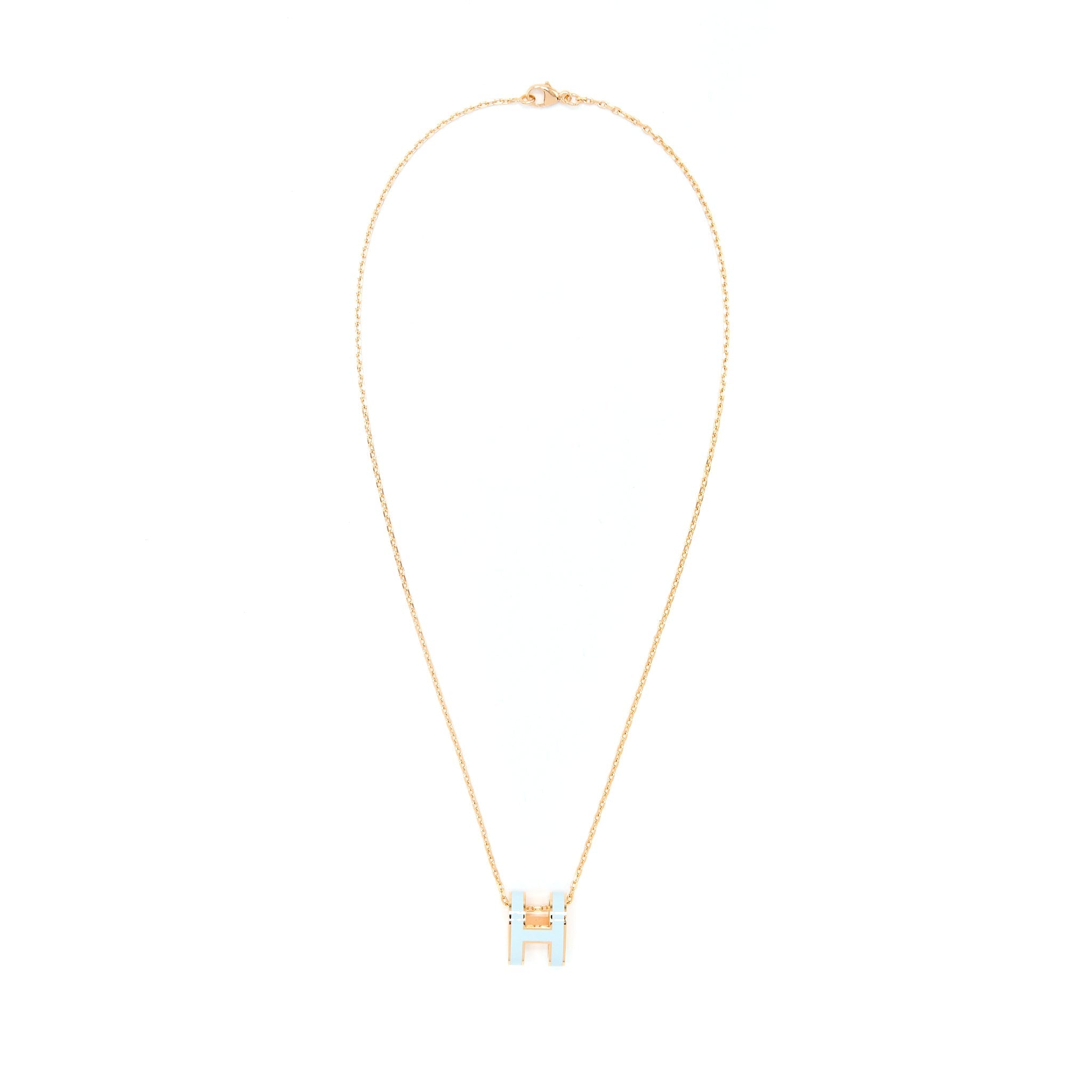 HERMES POP H PENDANT BLUE ZEPHYR RGHW