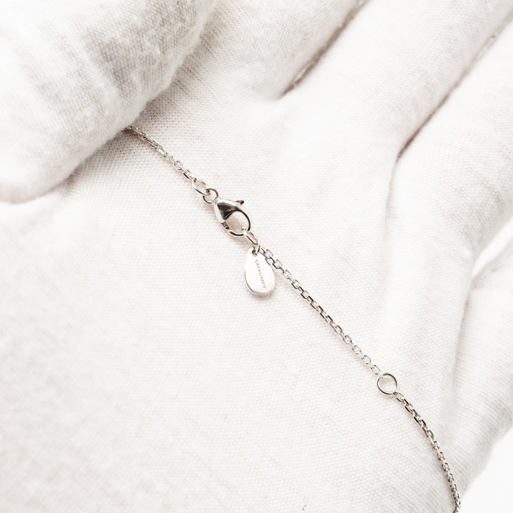 CHAUMET JOSEPHINE RINDE D’AIGRETTE NECKLACE WHITE GOLD / AQUAMARINES / DIAMONDS