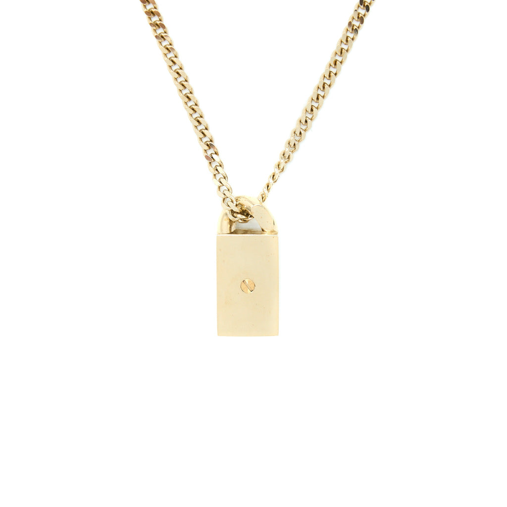 CHANEL SQUARE CC LOGO CRYSTAL PENDANT LIGHT GOLD TONE