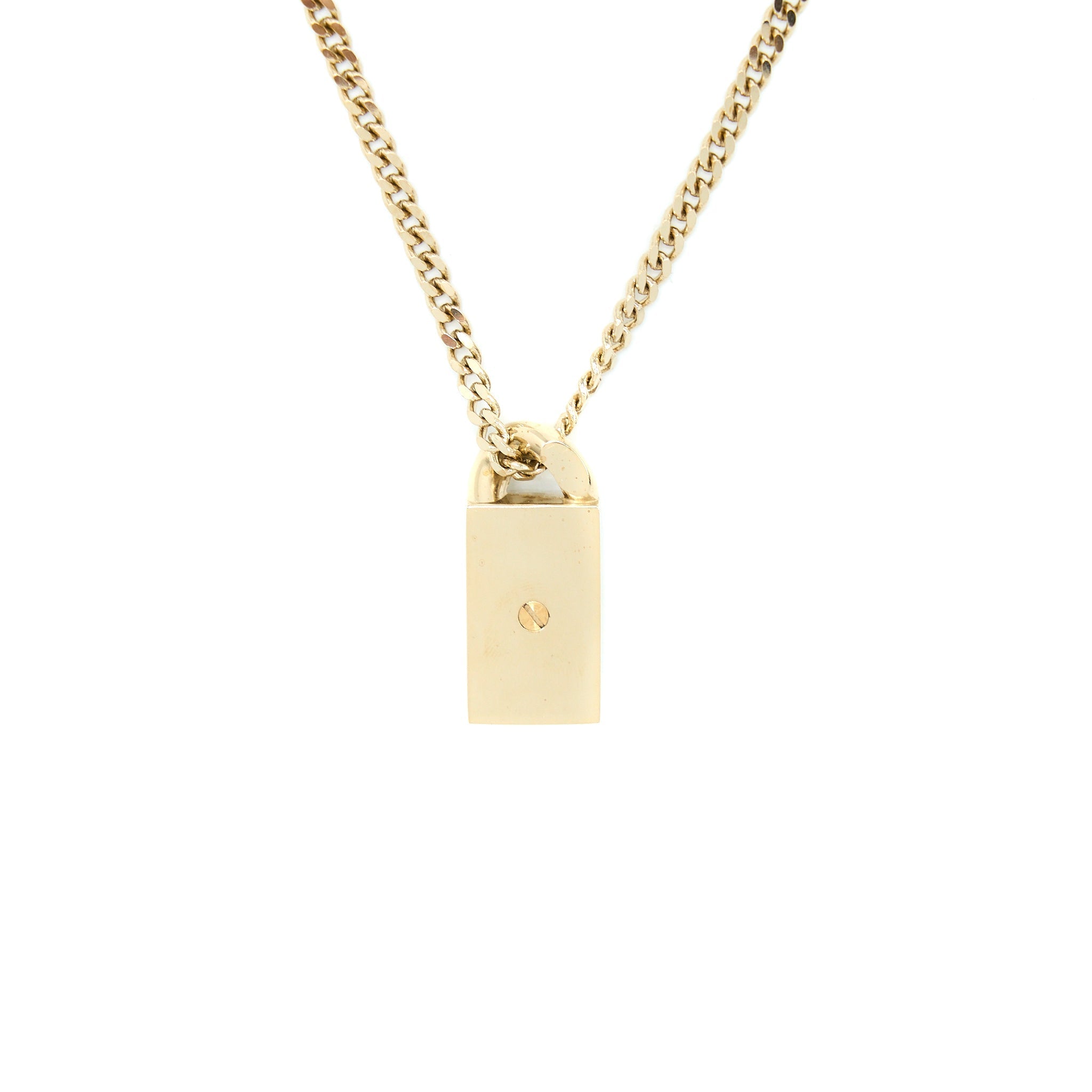 CHANEL SQUARE CC LOGO CRYSTAL PENDANT LIGHT GOLD TONE