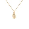 CARTIER LOGO NECKLACE ROSE GOLD WITH PINK SAPPHIRE
