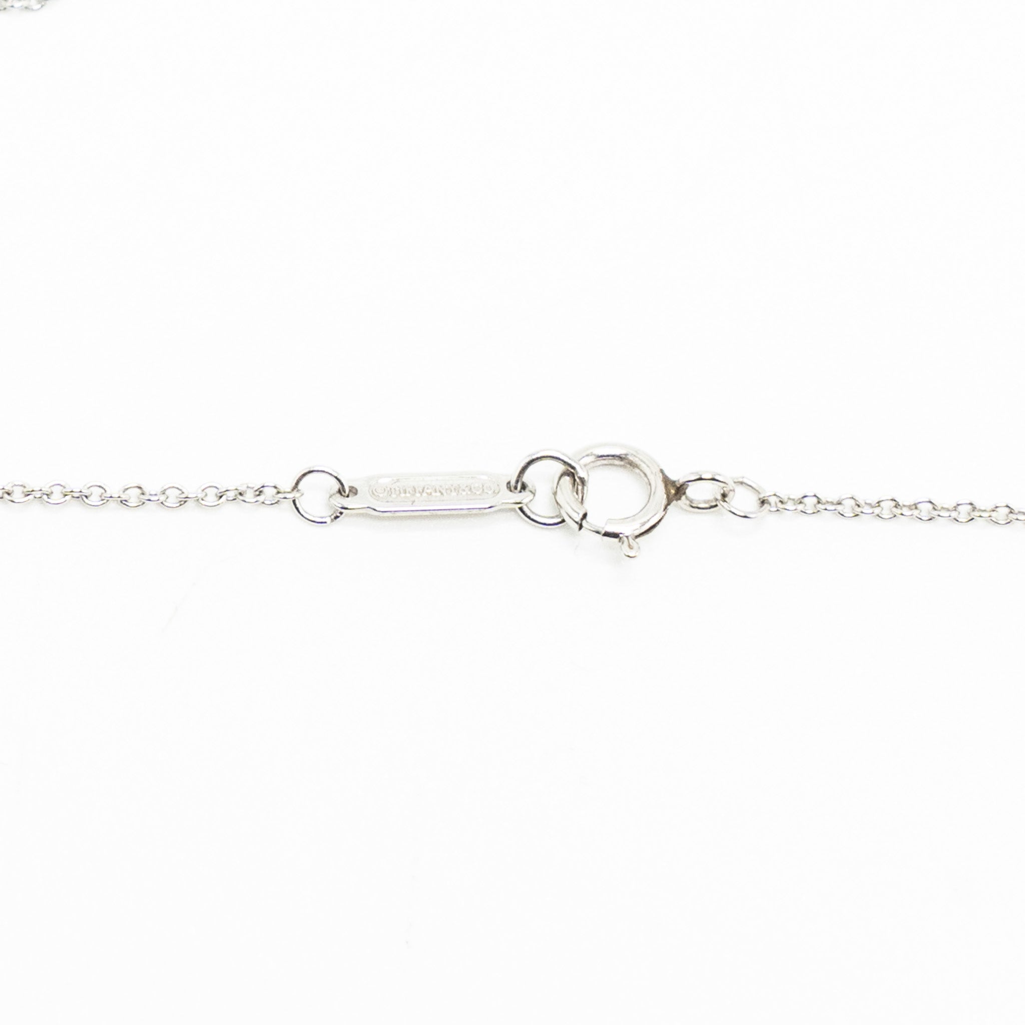 TIFFANY HEART PENDANT PLATINUM PINK/ WHITE DIAMONDS