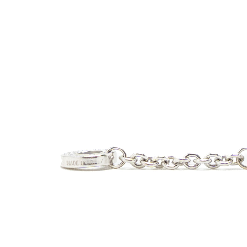 BVLGARI INNER LOCKING RING BRACELET WHITE GOLD