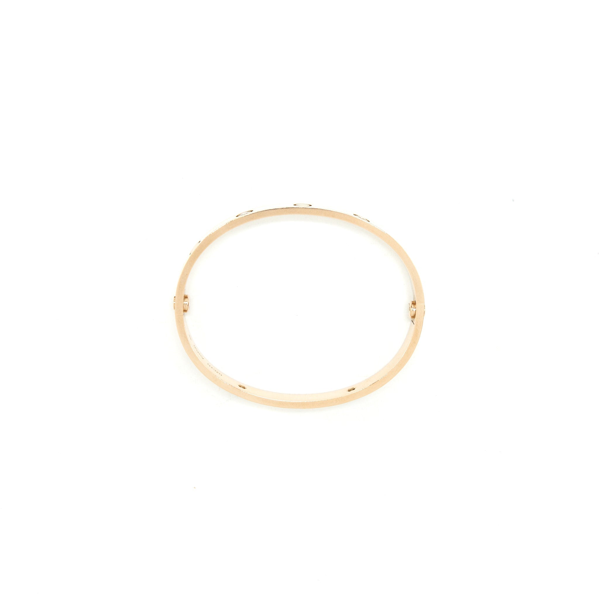 CARTIER LOVE BRACELET ROSEGOLD WITH 4 DIAMONDS