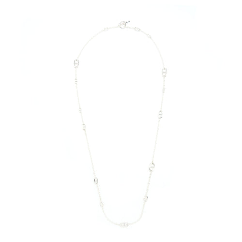 HERMES FARANDOLE LONG NECKLACE STERLING SILVER