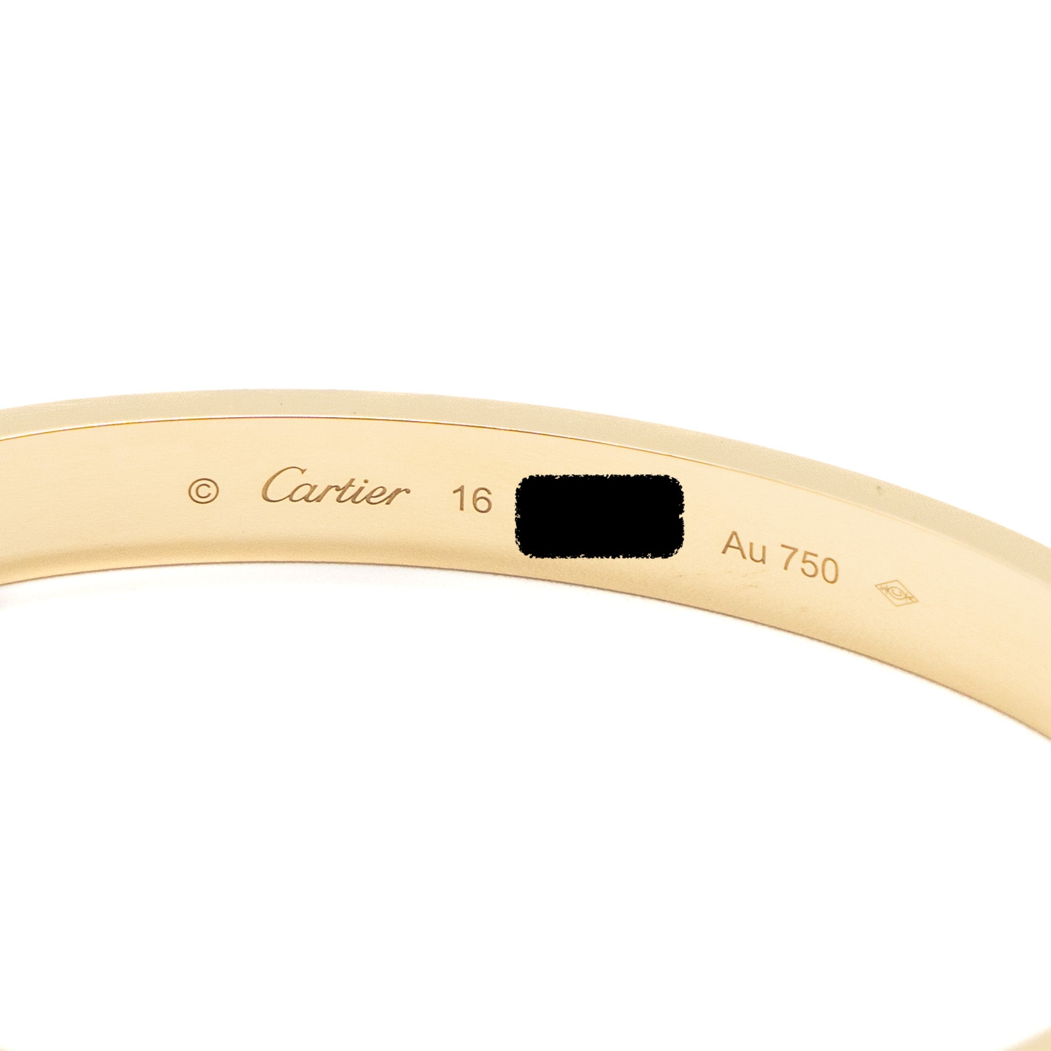 CARTIER LOVE BRACELET YELLOW GOLD