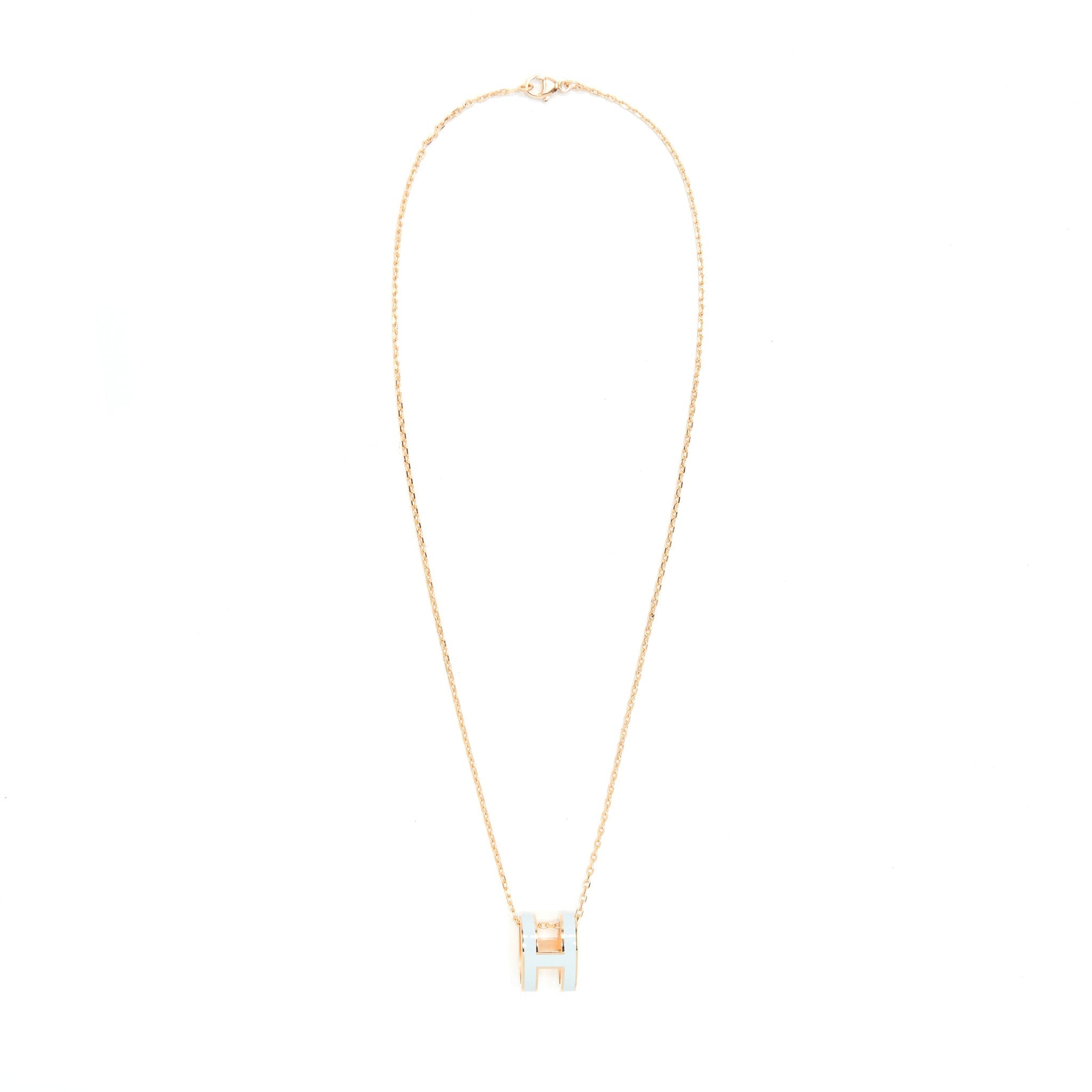 HERMES POP H PENDANT BLUE ZEPHYR RGHW