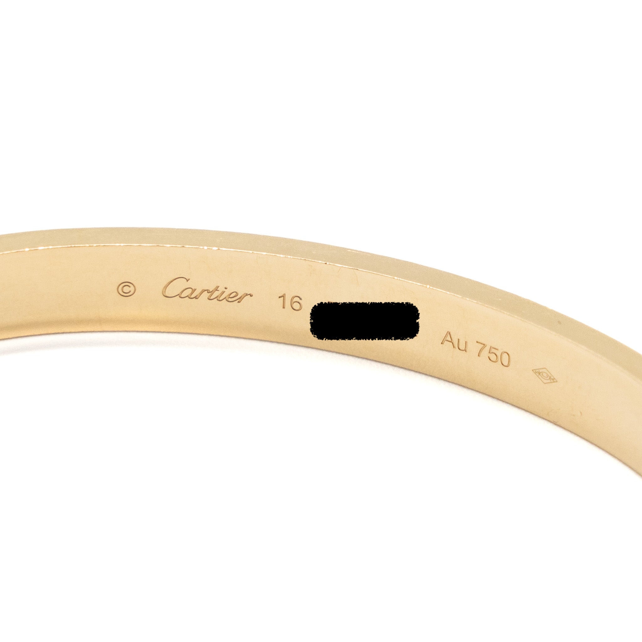 CARTIER LOVE BRACELET YELLOW GOLD