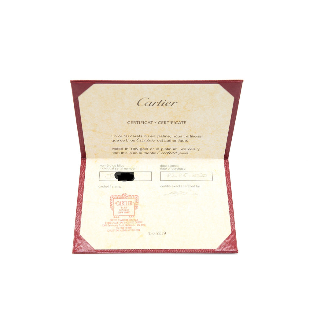 CARTIER TRINITY BRACELET, 3 GOLDS ON CORD