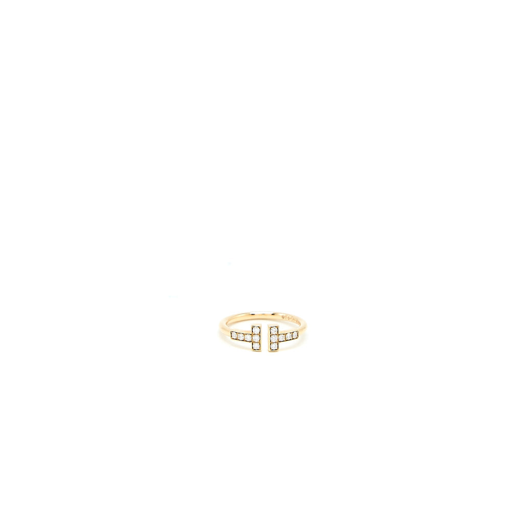 TIFFANY DIAMOND WIRE RING ROSE GOLD