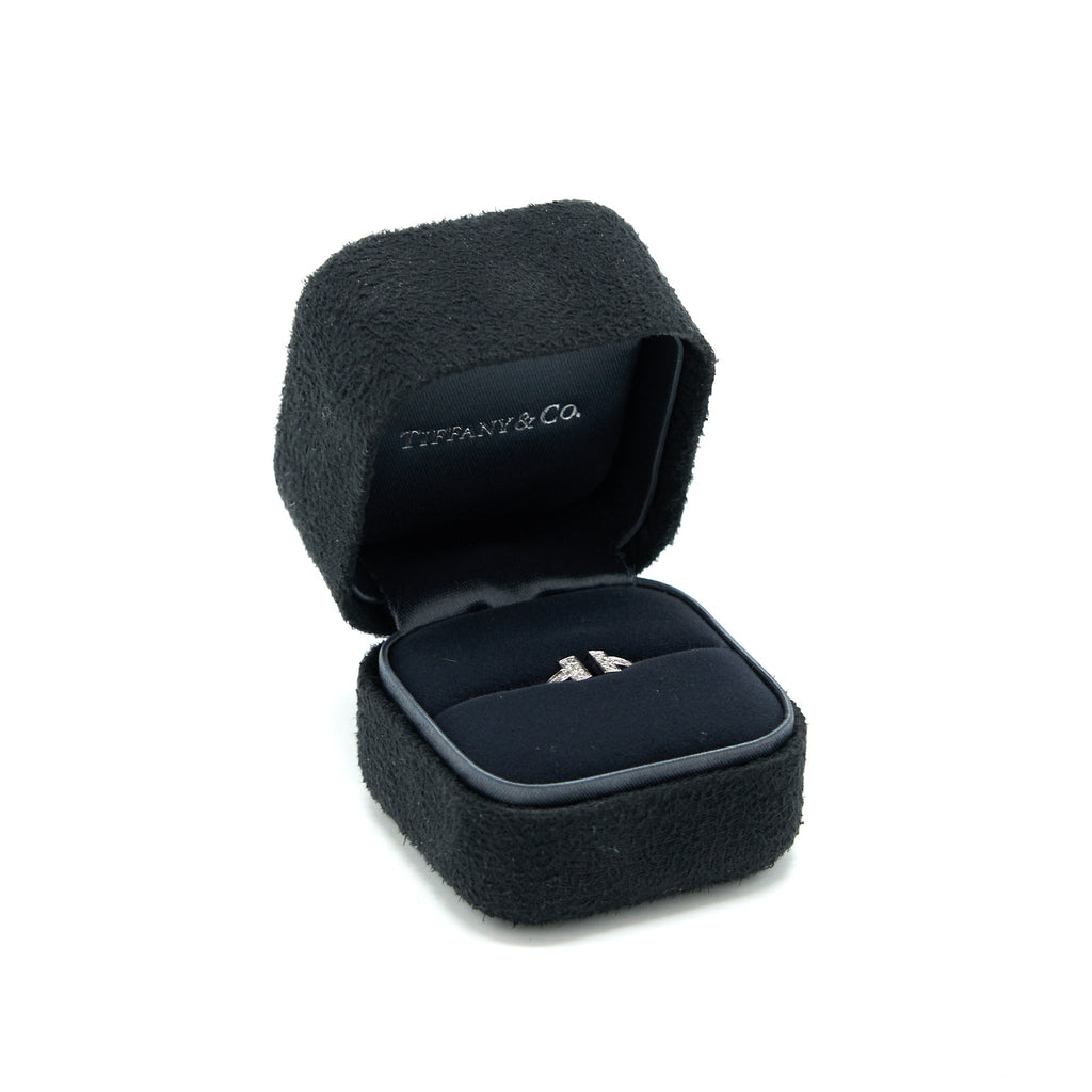 TIFFANY DIAMOND WIRE RING WHITE GOLD
