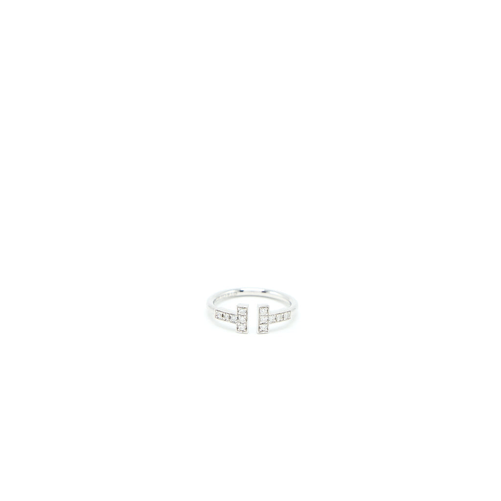 TIFFANY DIAMOND WIRE RING WHITE GOLD