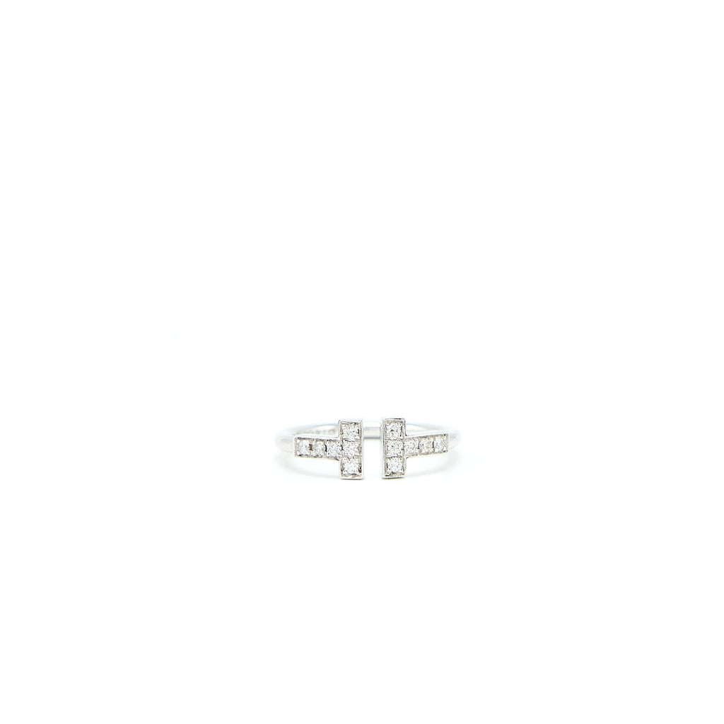 TIFFANY DIAMOND WIRE RING WHITE GOLD
