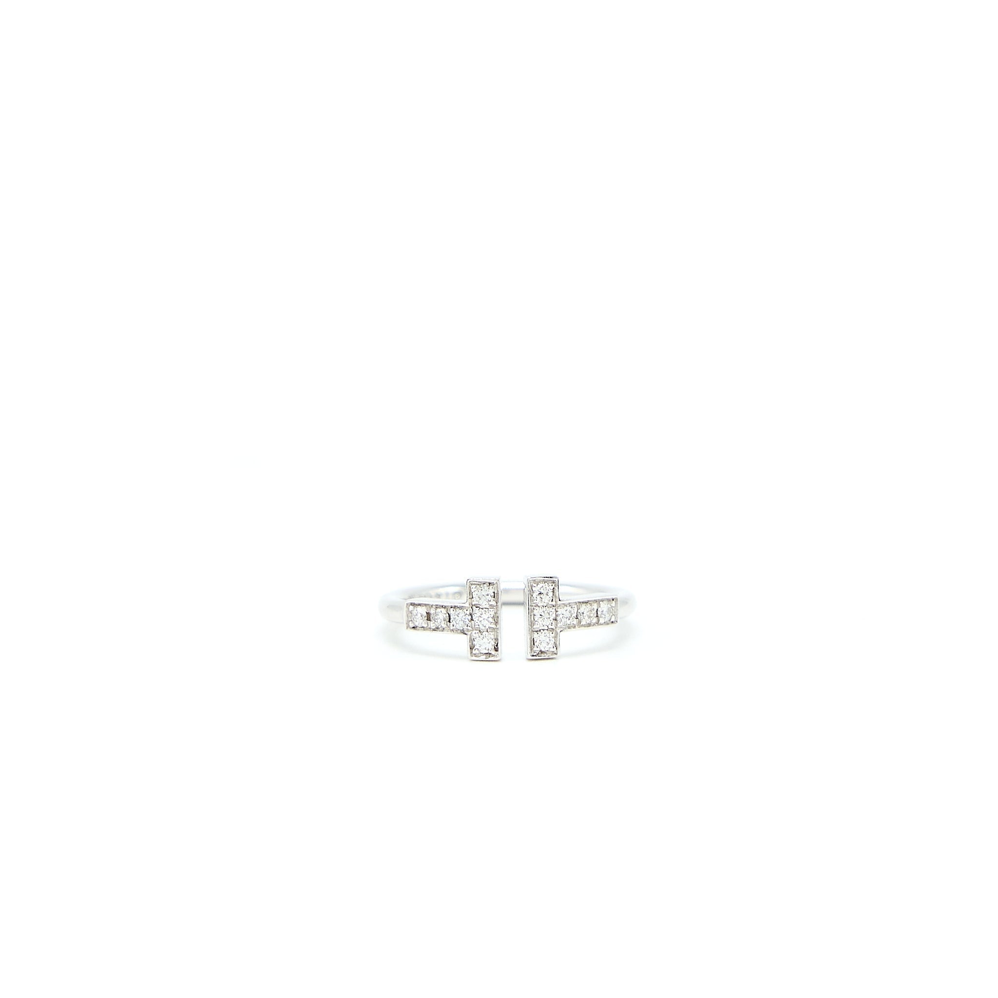 TIFFANY DIAMOND WIRE RING WHITE GOLD