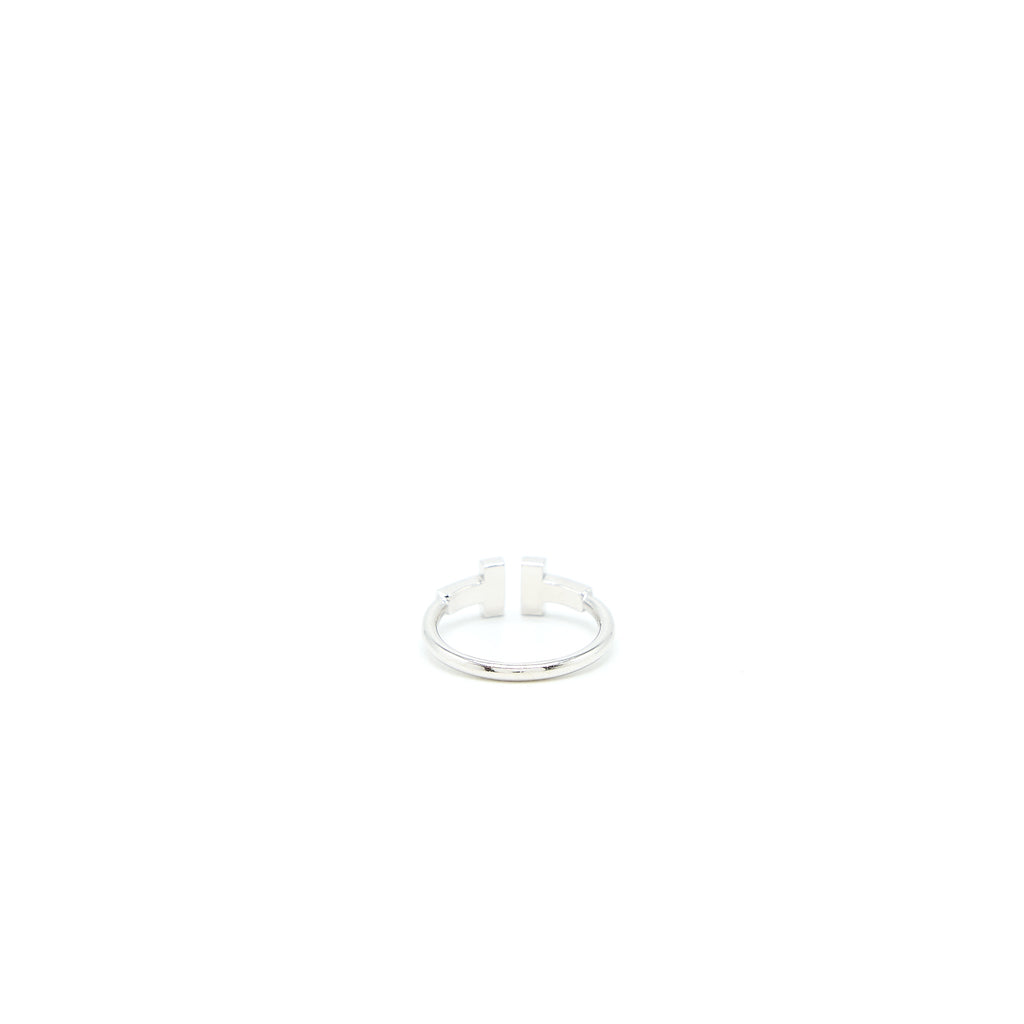 TIFFANY DIAMOND WIRE RING WHITE GOLD