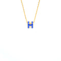 HERMES MINI POP H PENDANT ROYAL BLUE GHW