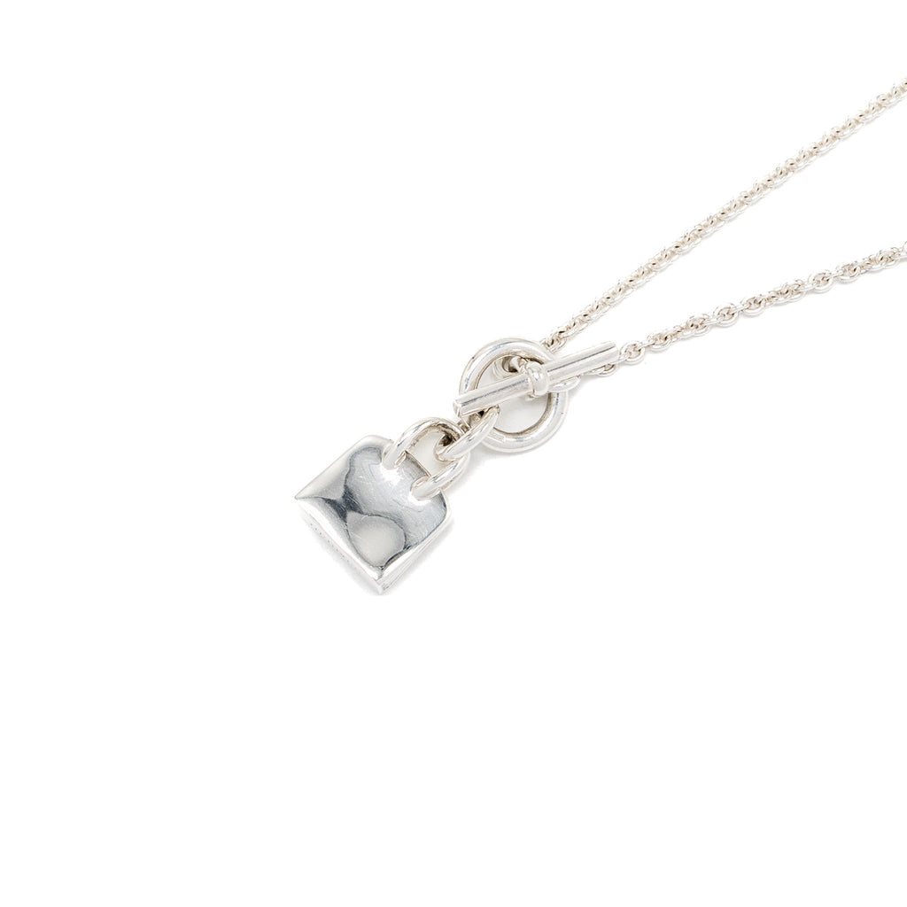 HERMES AMULETTES BIRKIN PENDANT STERLING SILVER