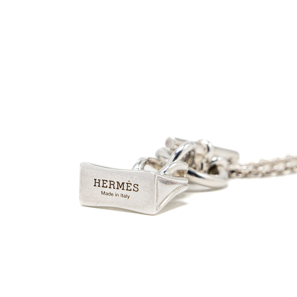 HERMES AMULETTES BIRKIN PENDANT STERLING SILVER